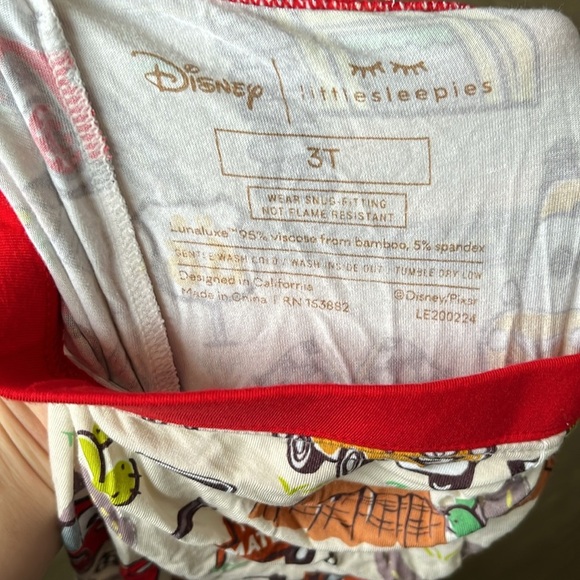 NWOT Little Sleepies Disney Cars Radiator Springs Pajama Pants 3T - Picture 3 of 4